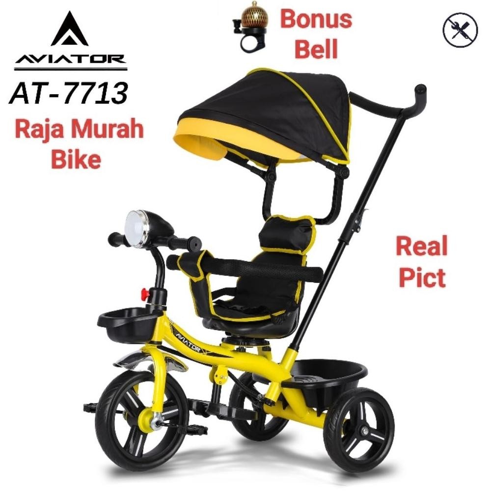 Terlaris Sepeda Anak Roda Tiga Aviator At-7713 Sepeda Roda Tiga Aviator