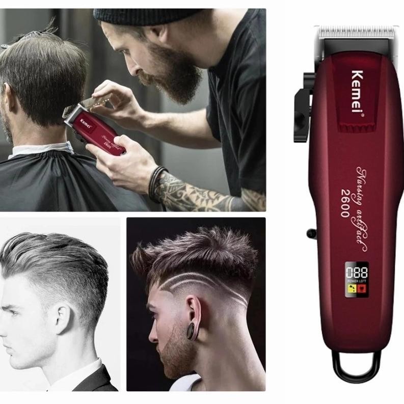 Terjangkau KEMEI PG2600 ORIGINAL Alat Cukur Rambut Mesin Cukuran CAS KM-PG2600 2600PG