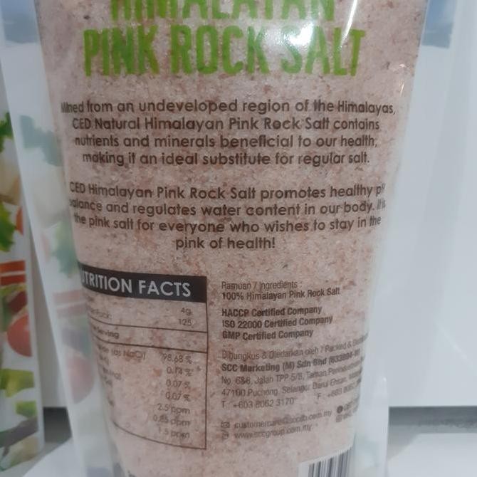 

himalayan pink salt 1 kg. garam himalaya AS