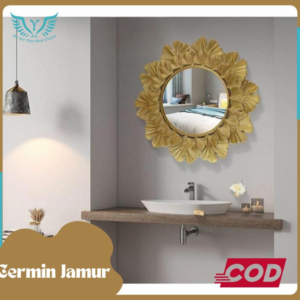 Terlaris Cermin Dinding Mewah / Cermin Kaca Mewah Nordic ModernRuangTamu