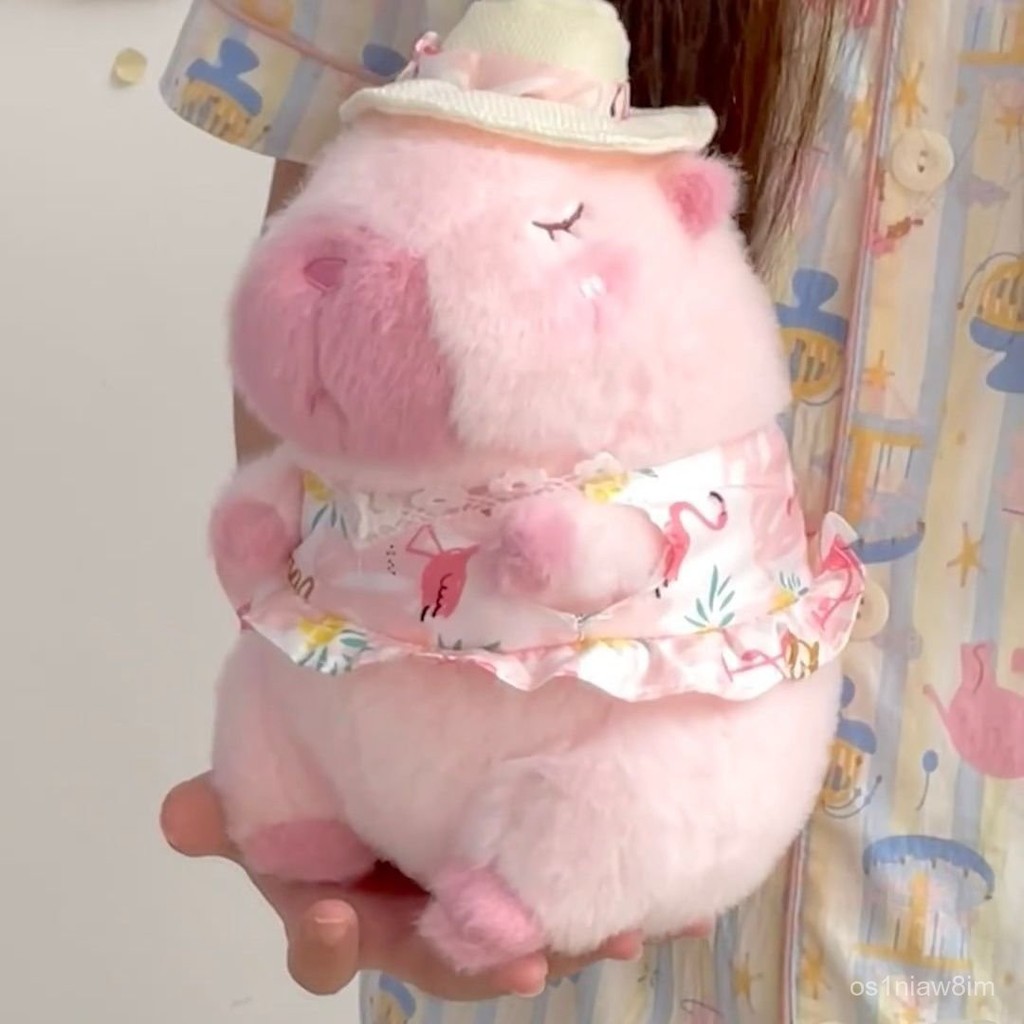 Boneka Mainan Plush Capybara Guinea Pig Sakura Bara yang Imut
