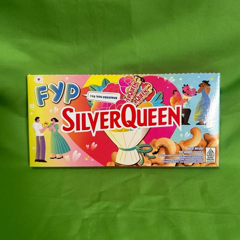 

PROMO Silverqueen Cashew isi 2pc x 55gr Kemasan Baru Menarik Nugi