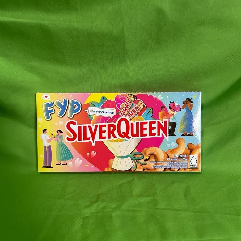 

PROMO.. PROMO.. Silverqueen 55gr Cashew isi 2pc Nugi