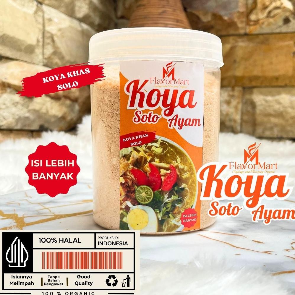 

Bubuk Koya Soto Ayam Khas Solo - Penyedap Rasa Sedap Soto Gurih Sedap Nugi