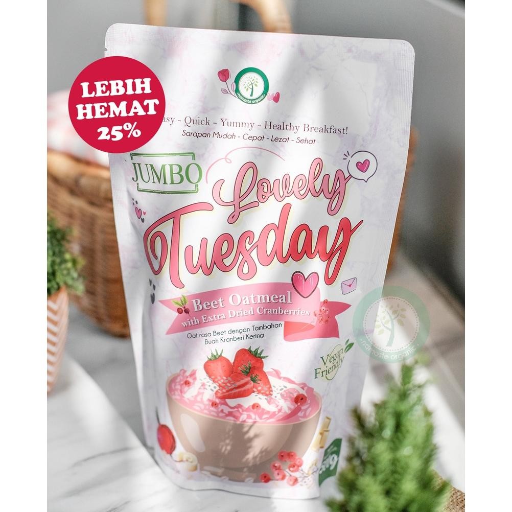 

JUMBO LOVELY TUESDAY - BEET OATMEAL WITH EXTRA DRIED CRANBERRIES 500GR Nugi