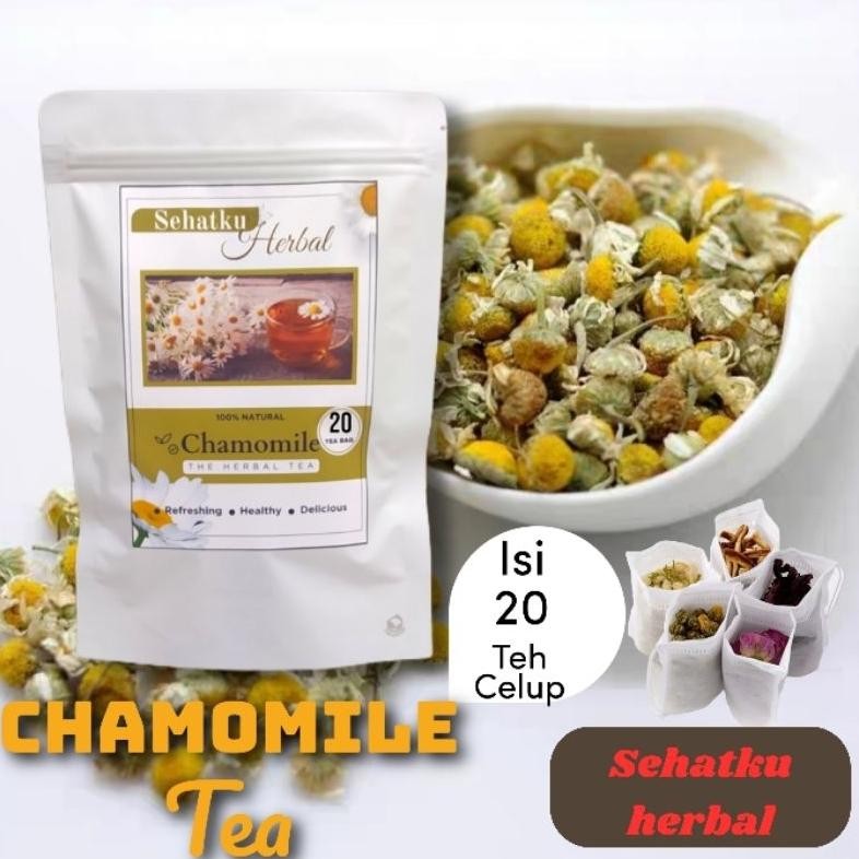 

Teh Chamomile : Chamomile tea isi 20 tea bag Nugi