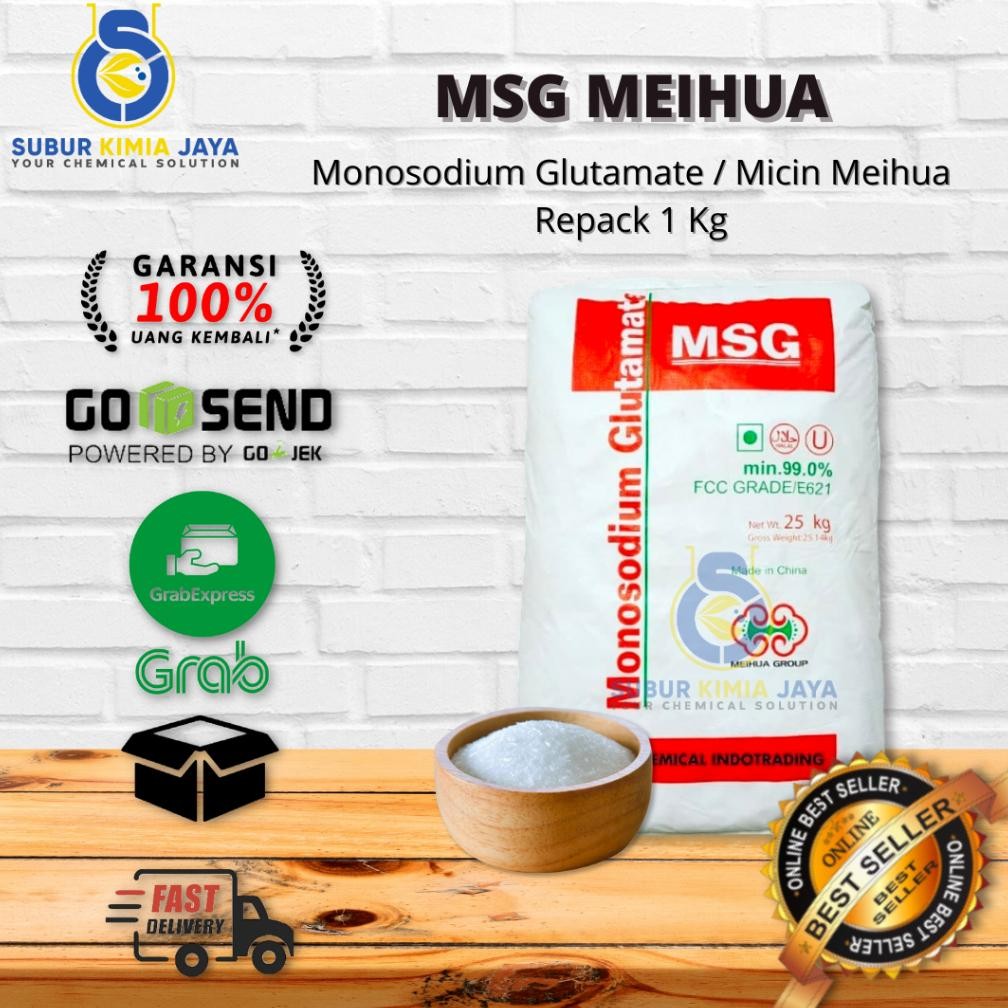 

MSG / Micin Kristal / Monosodium Glutamate Meihua 1000 gr Nugi