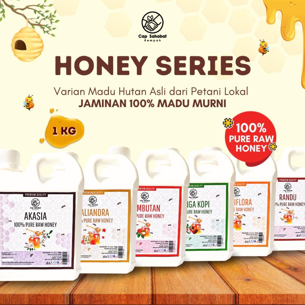 

1kg Madu Hutan Murni Asli / Natural Pure Raw Honey / Variant Nektar Madu / 100% PREMIUM QUALITY Nugi