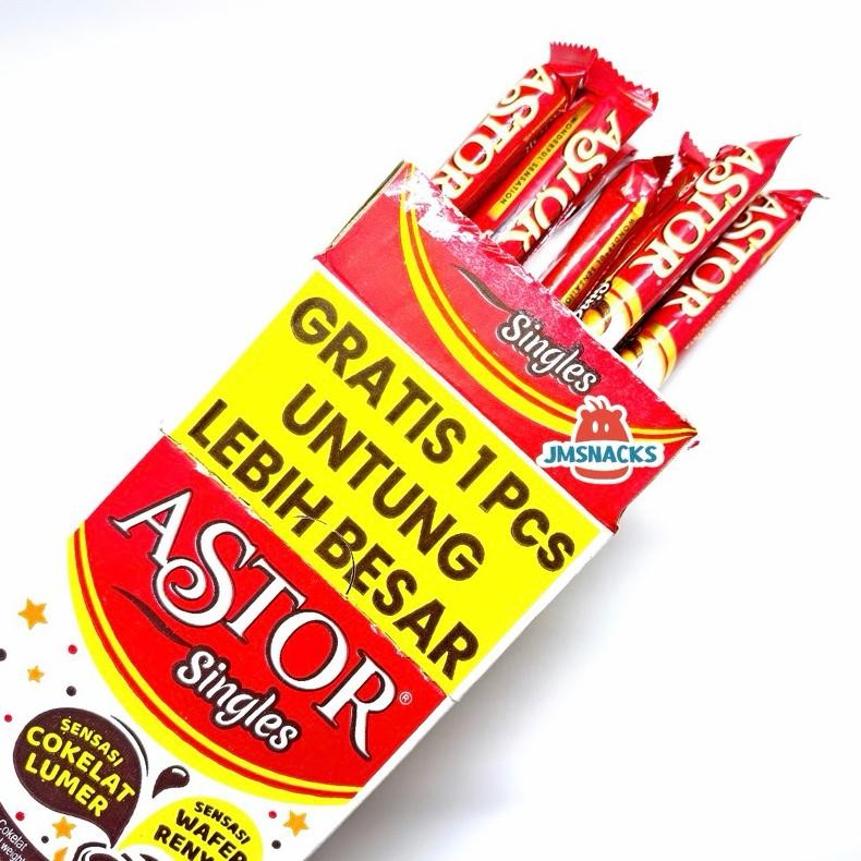 

[PROMO!!] Astor Singles 1 PAK isi 20x15.5gr - wafer nikmat enak diskon Nugi