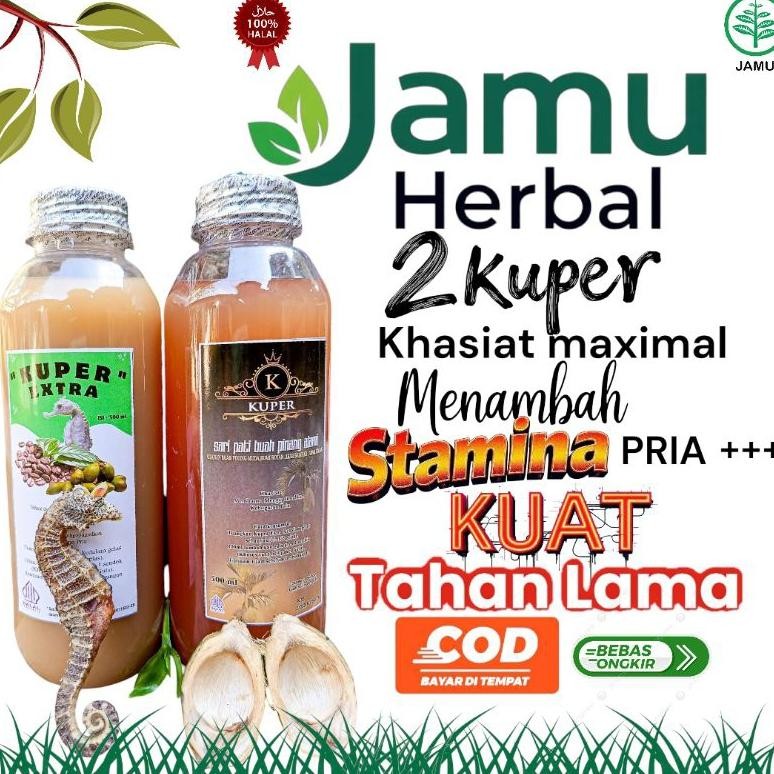 

SARIPATI PINANG 500ML+KUPER EXTRA 500 ML JAMU KUAT HERBAL PRIA DEWASA TAHAN LAMA Nugi