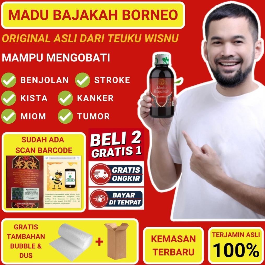 

MADU BAJAKAH BORNEO [ORIGINAL 1000%] 250 Gr - Herbal Kanker Tumor Benjolan Kelenjar Kista BPOM HALAL Nugi