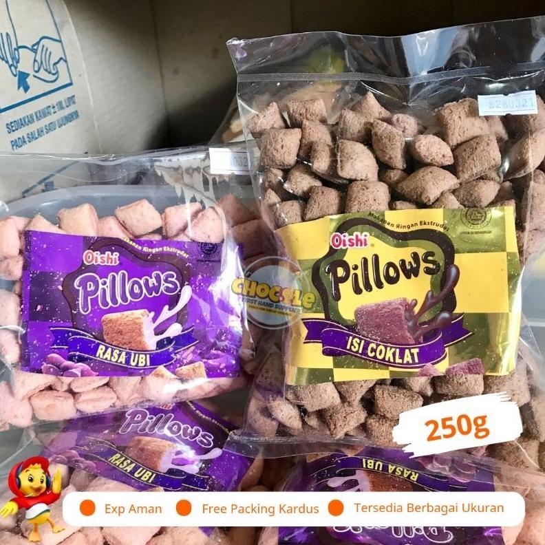 

PROMO 6.6 OISHI PILLOW 250G || PUSAT GROSIR SNACK DAN COKLAT KILOAN ORIGINAL || CEMILAN INDOFOOD II LEBARAN 2025 Nugi