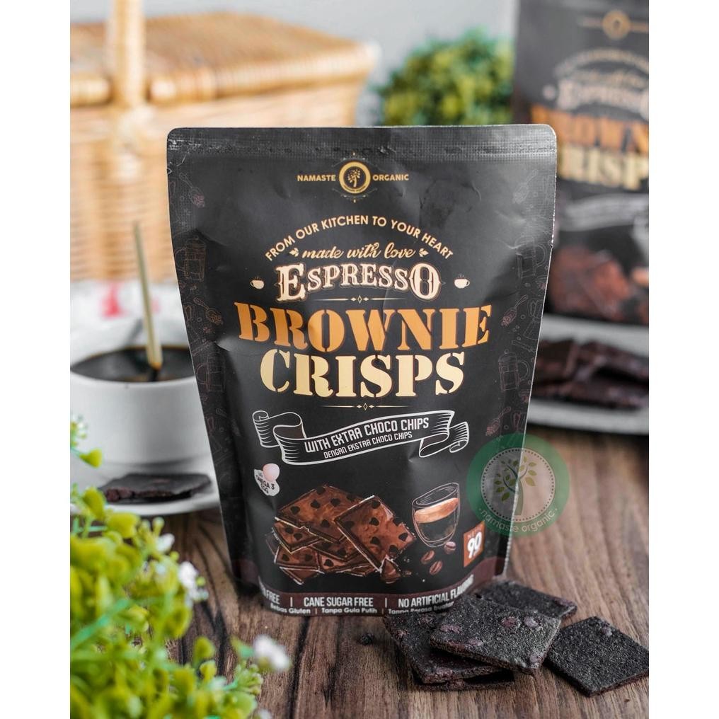 

ESPRESSO BROWNIE CRISPS - WITH EXTRA CHOCO CHIPS 90GR Nugi