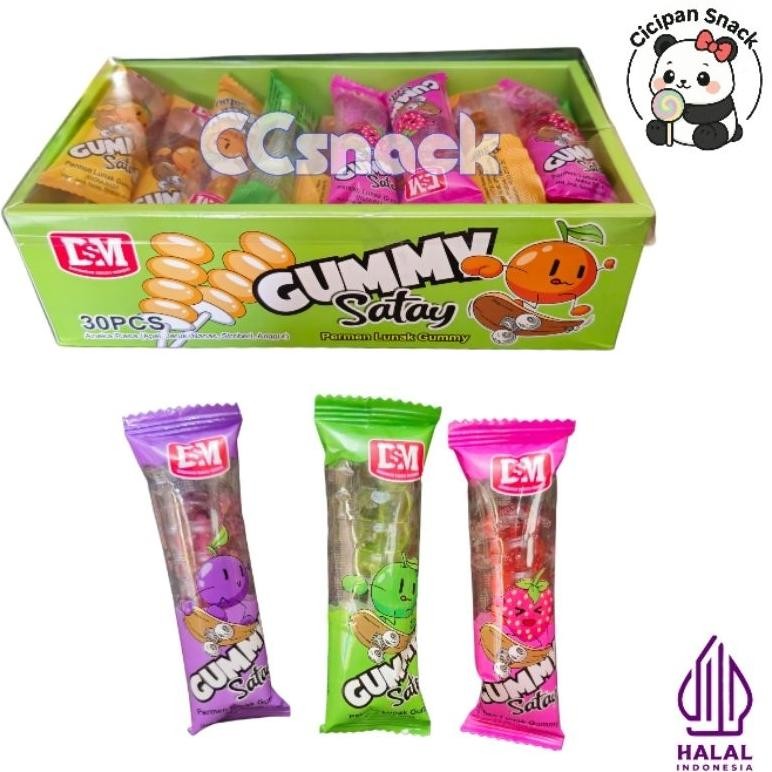 

DSM GUMMY SATAY BULAT BOX ISI 30 Nugi