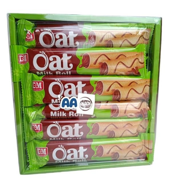

DSM OAT MILK ROLL RASA COKELAT BOX ISI 30 Nugi