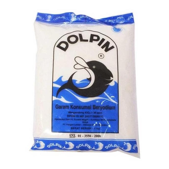 

Garam DOLPIN 1kg Garam Dapur Dolphin Garam Konsumsi Beryodium JS
