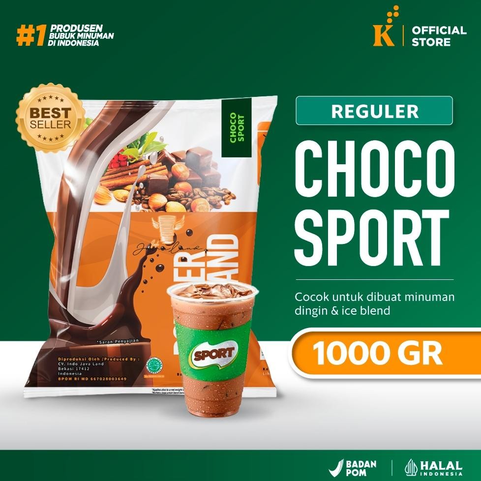 

Bubuk Minuman Bubble Drink Rasa Choco Sport Javaland Nugi
