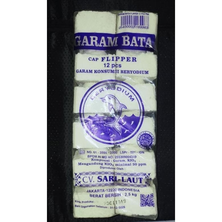 

Garam Bata Flipper Isi 12 blok Nugi