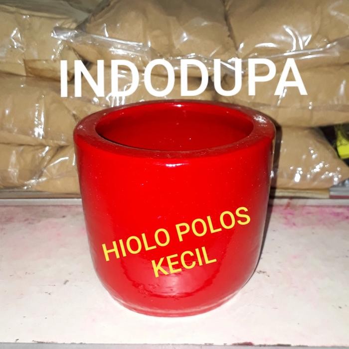 HIOLO MERAH POLOS KECIL
