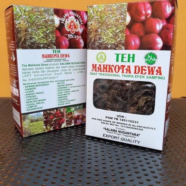 

Teh Mahkota Dewa BPOM 130g - Obat Tradisional Tanpa Efek Samping Nugi