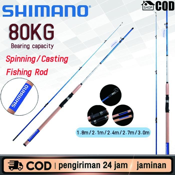 Shimano Original Japan Casting Rod Spinning Rod Fishing Rod Mh Power Joran Pancing Ultra Light Rod B