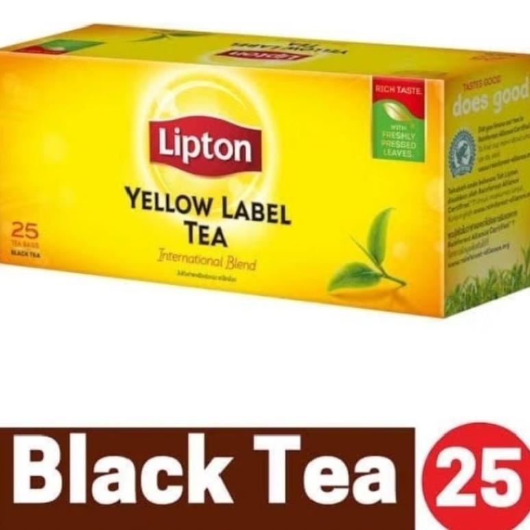 

Lipton Yellow Label Black Tea Isi 25 Tea Bags Nugi