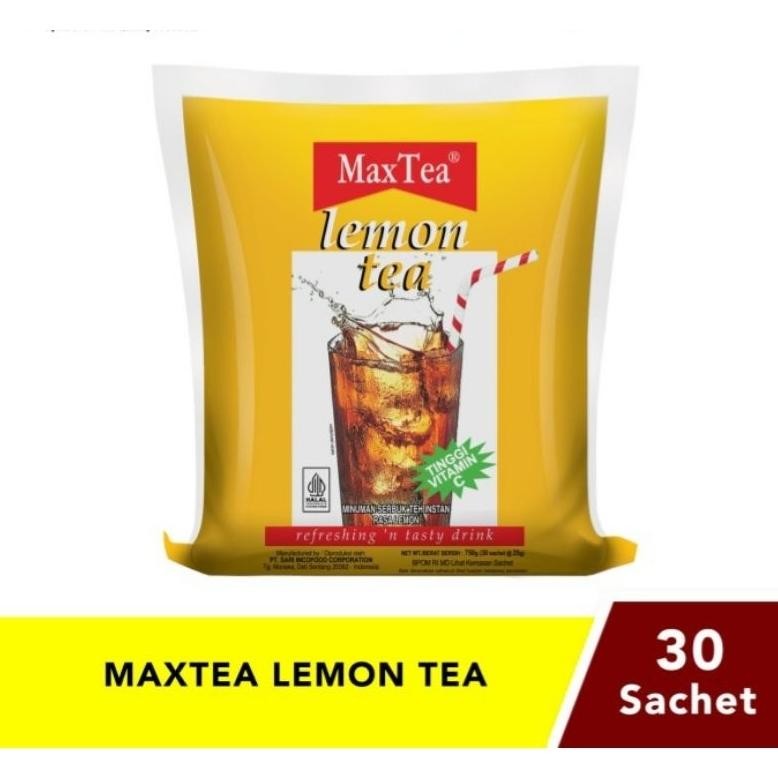 

max tea lemon tea 750g (30 sac@25g) Nugi