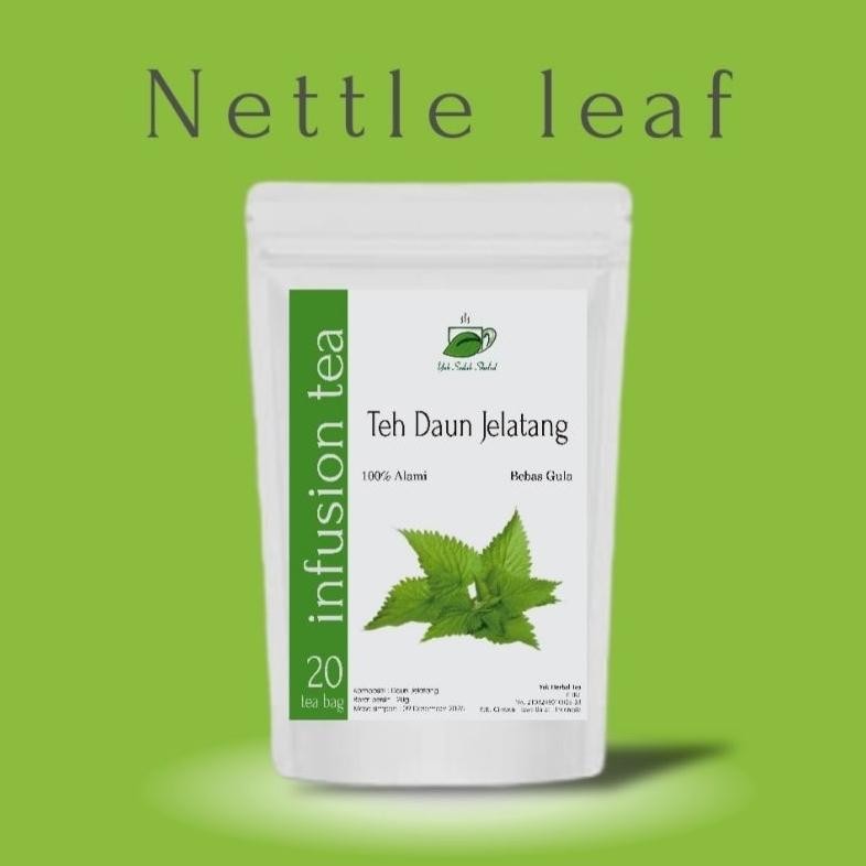 

TEH DAUN JELATANG /NETTLE LEAF TEA 100%organik (20 tea bag) Nugi