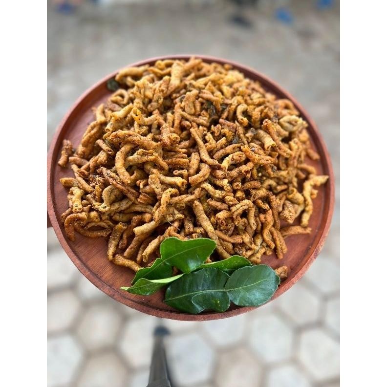 

KRIPIK USUS AYAM PEDAS DAUN JERUK 1KG Nugi