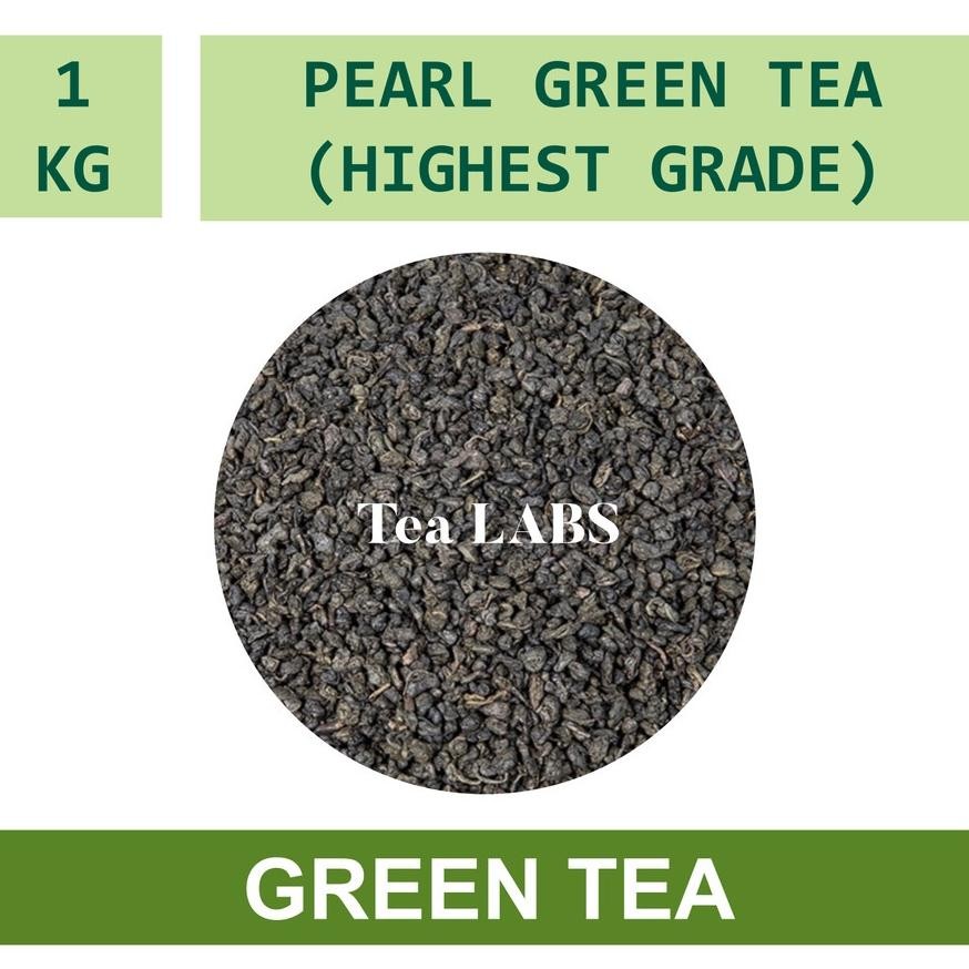

Teh Hijau Pearl Organik Kiloan / Pearl Green Tea Premium 1 KILO Nugi
