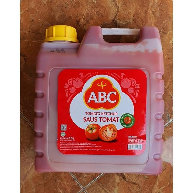 

Promo Saus Tomat Abc Jerigen 5.7Kg Saus Tomat Galon Horeka