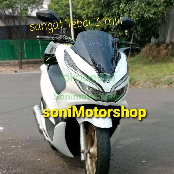 Windshield Visor Pcx 150 Standar Bening Original Dan Terpercaya