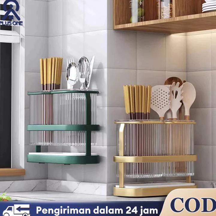 Tempat Sumpit Sendok Garpu Gantung Rak Sendok Dapur Tempat Sendok Garpu Alat Makan Minimalis