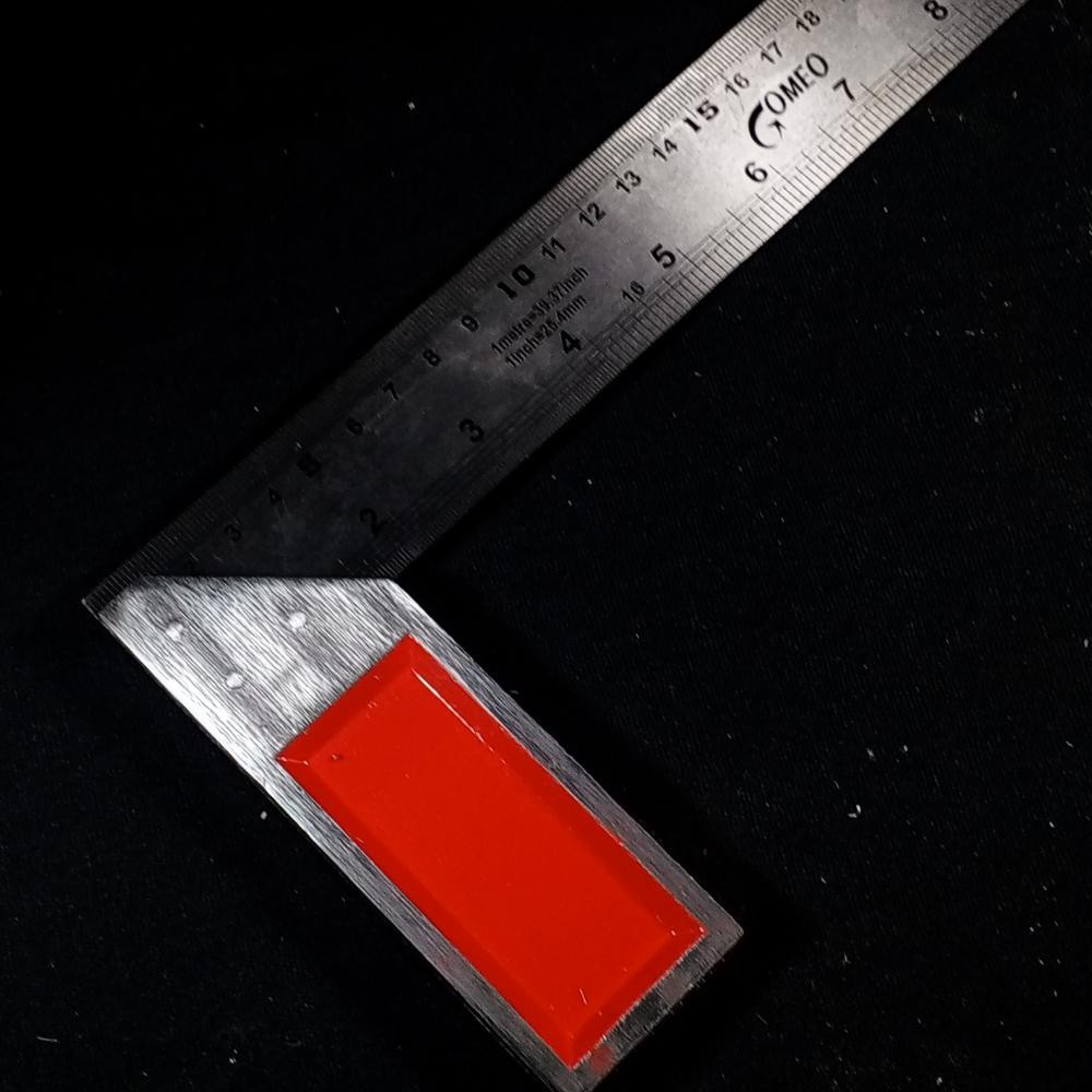 

GOMEO Siku Tukang Penggaris Sudut Stainless Steel Angle Ruler 12 Inci