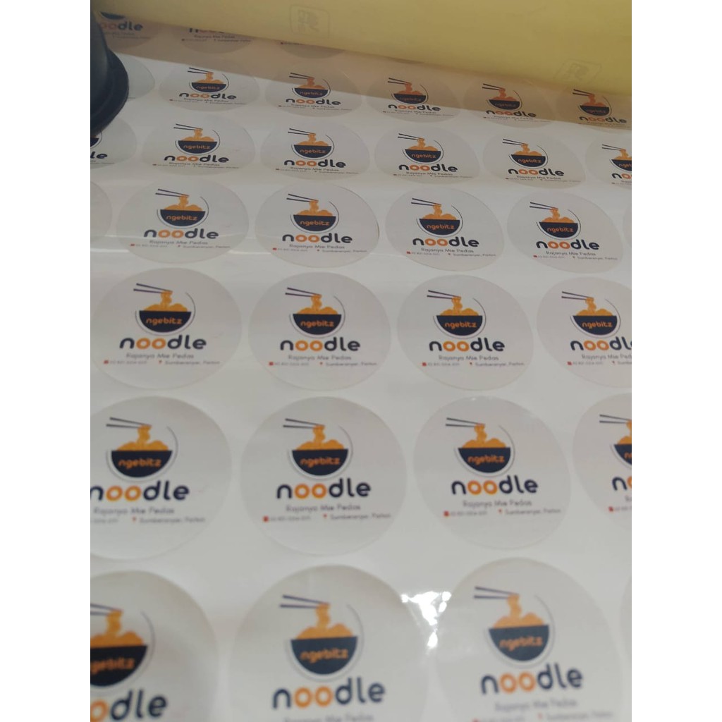 

cetak Stiker A3 Vynil/Bontax/label