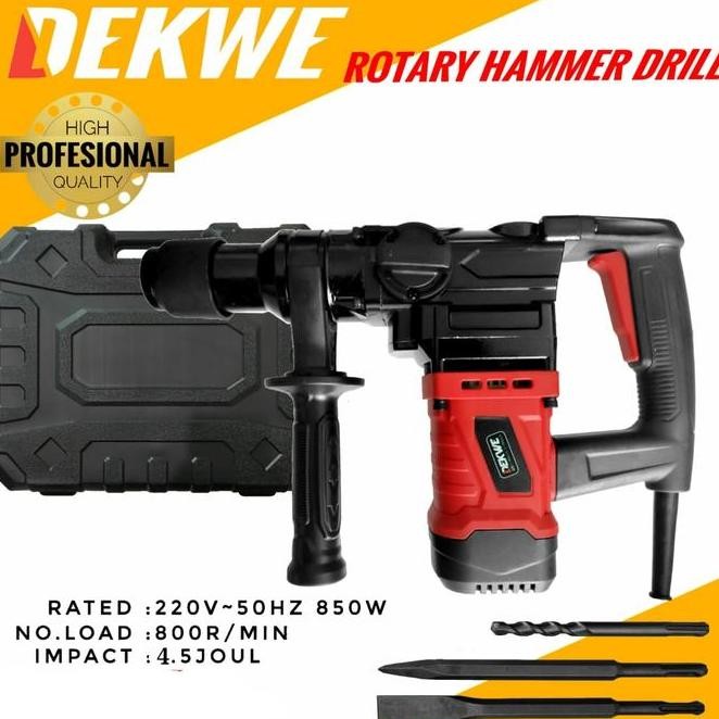 Rotary Drill Jack Hammer Dekwe Bor Bobok Palu Tembok Beton 26Mm