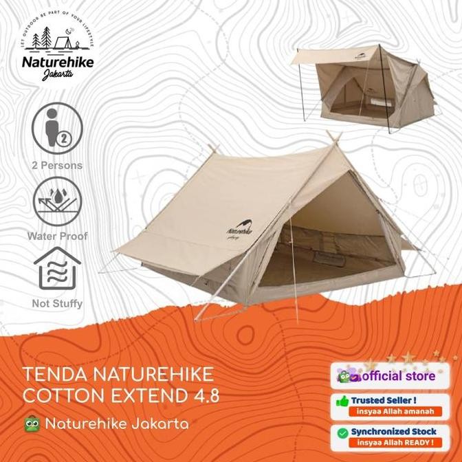 Tenda Cotton Series Naturehike Nh20Zp011 Camping Safari Glamping