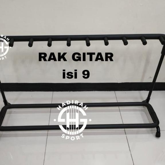 Rak Gitar Elektrik Akustik Stand Gitar Isi 5 7 9 14 Besi Busa