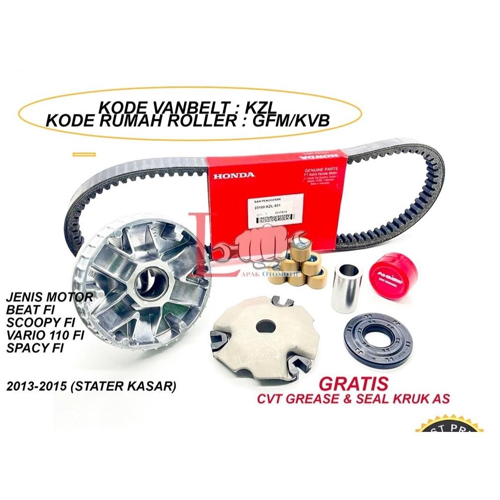 Terlaris Satu Paket Rumah Roller Set Beat Fi (Stater Kasar)  , Scoopy Fi , Vario 110 Fi & Vanbelt V-