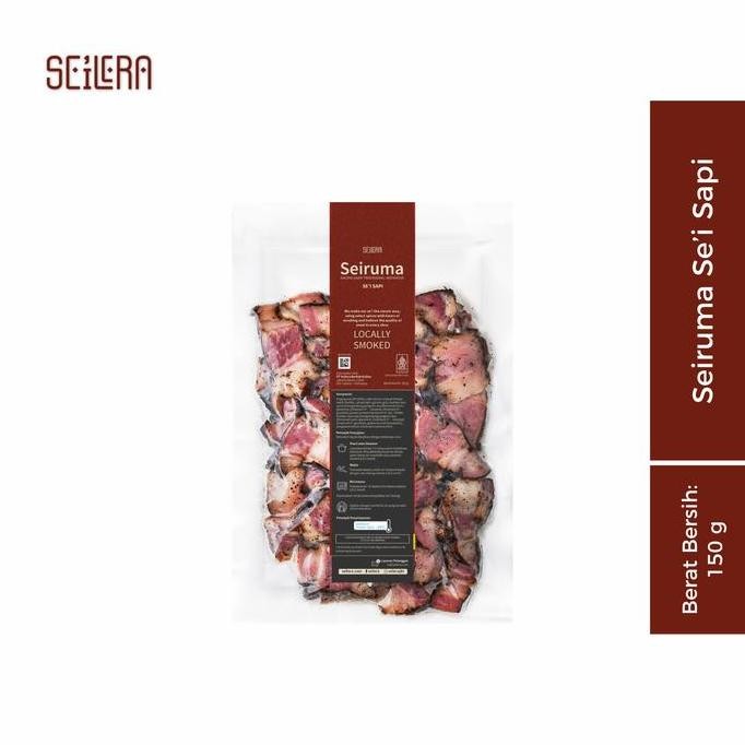

SEIRUMA - Sei Sapi Daging Asap 150 gr + Sambal Luat by Seilera