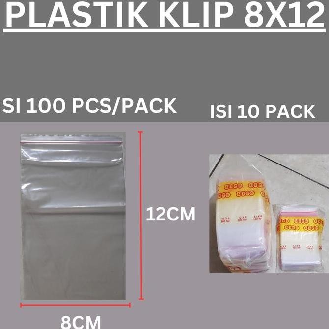 

Plastik Klip uk 8x12 1000pcs plastik sambelsaos plastik obat