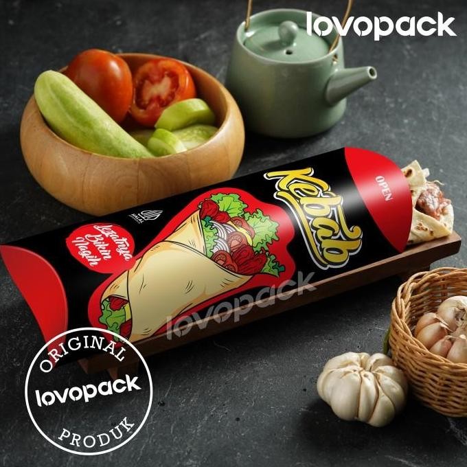

UNGGULAN shopee Bungkus Kebab 100 Pcs All Size Warna Hitam - Lovopack