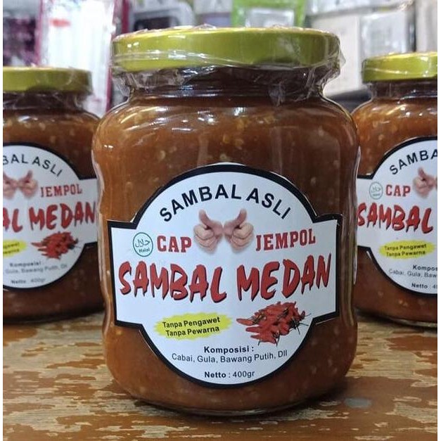 

Sambal Botol Sambal Asli Sambal Medan Cap Jempol