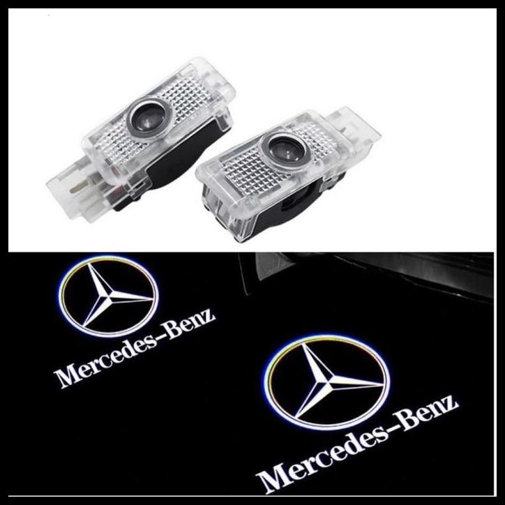 GRATIS ONGKIR LED CAR DOOR LAMPU PINTU MOBIL LED LOGO MERCEDESBENZ W203 SLK R171/172 