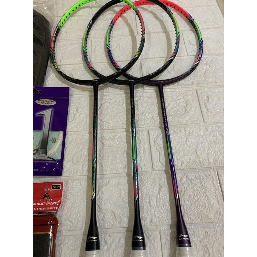 Raket Badminton Lining New Colour Ws Windstorm Nano 73 Full Set Ori