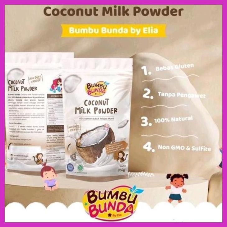 

PROMO BUMBU BUNDA ELIA COCONUT MILK POWDER 150GR - SANTAN BUBUK PREMIUM QUALITY FASHION ANAK & BAYI