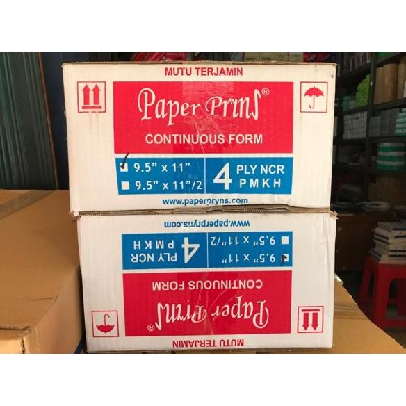 

TERMURAH - paper print continuous form 9.5 x 11 4 ply kertas continuous FULL