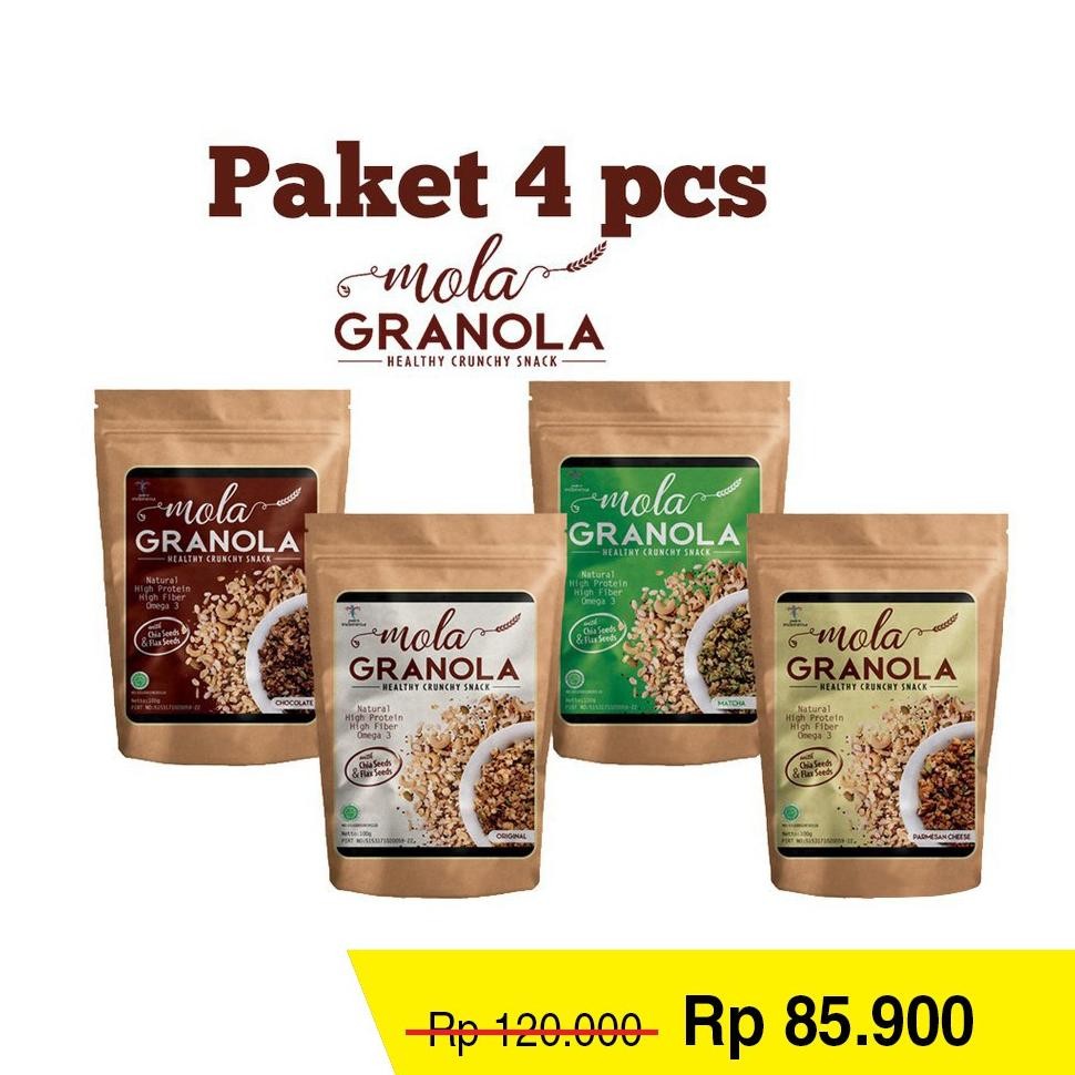 

4 Pcs Mola Granola Muesli
