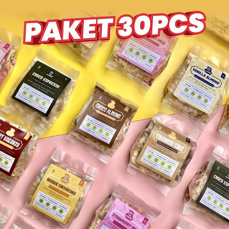 

30 Pas On The Grain Overnht Nt Oats Sarapan Sehat Cemilan Healthy Muesli