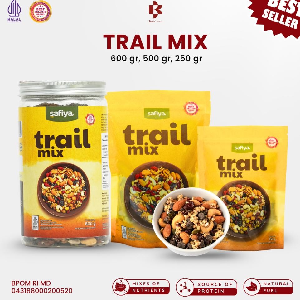 

Trail Mix Gram Safiya Healthy Food Kacang Mix